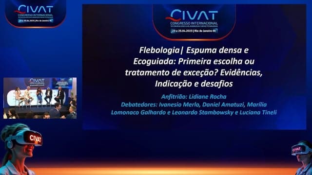 Flebologia: espuma densa ecoguiada — primeira escolha ou tratamento de exceção?